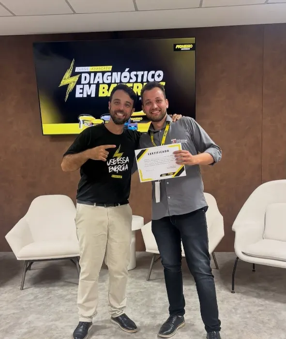Foto de certificação Pioneiro