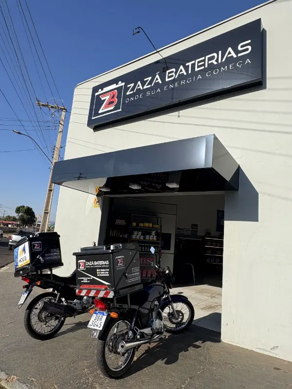 Foto das motos de entrega