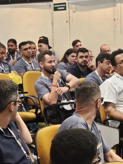 Foto em treinamento